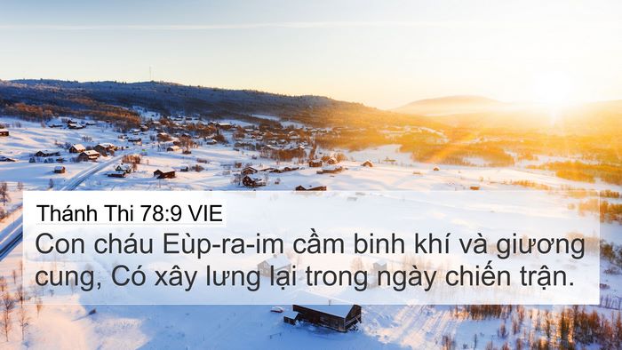 Thánh Thi 78:9 VIE Bible Verse Image
