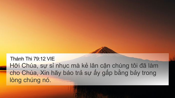 Thánh Thi 79:12 VIE Bible Verse Image