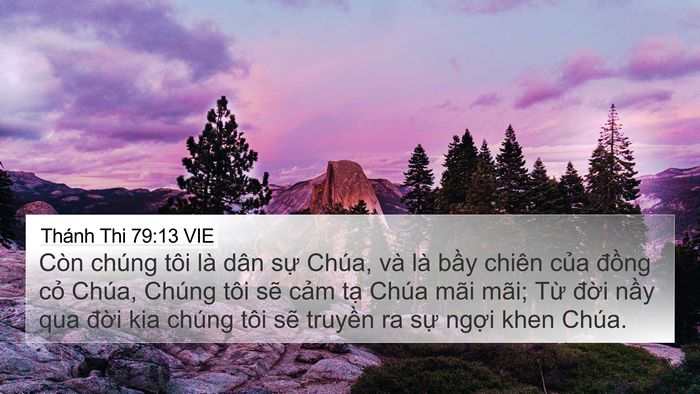 Thánh Thi 79:13 VIE Bible Verse Image