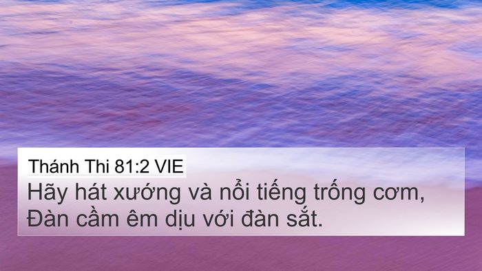 Thánh Thi 81:2 VIE Bible Verse Image