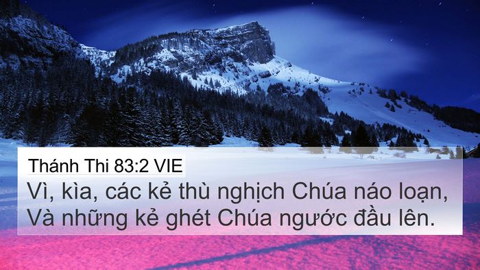 Thánh Thi 83:2 VIE Bible Verse Image