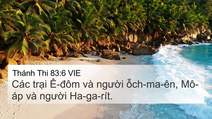 Thánh Thi 83:6 VIE Bible Verse Image