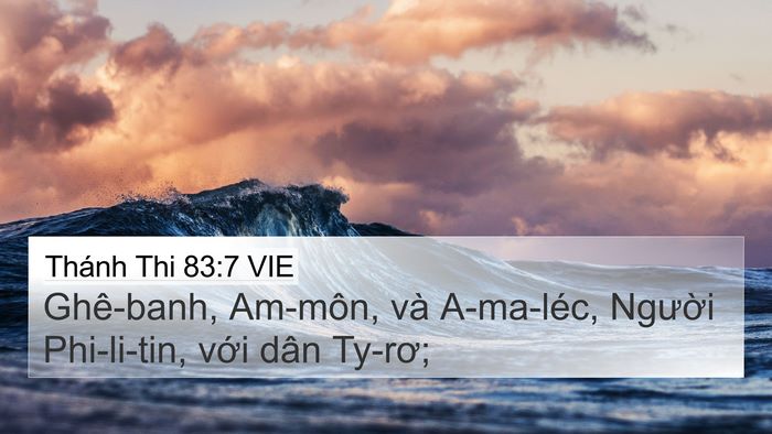 Thánh Thi 83:7 VIE Bible Verse Image