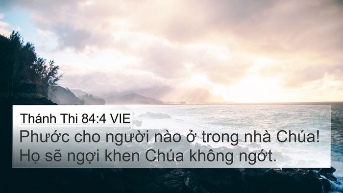 Thánh Thi 84:4 VIE Bible Verse Image
