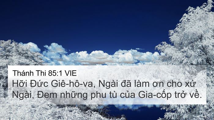 Thánh Thi 85:1 VIE Bible Verse Image