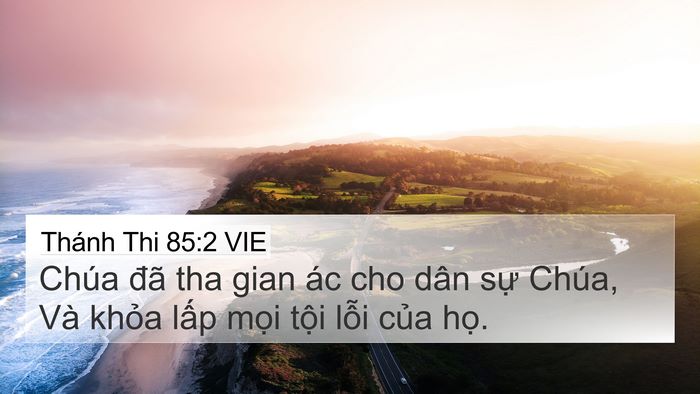 Thánh Thi 85:2 VIE Bible Verse Image