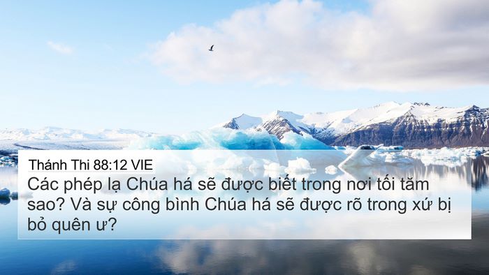 Thánh Thi 88:12 VIE Bible Verse Image