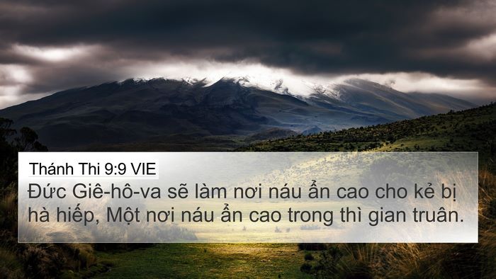 Thánh Thi 9:9 VIE Bible Verse Image