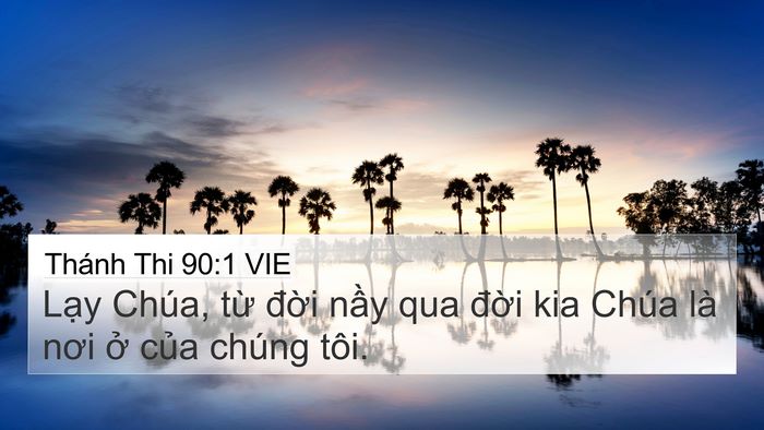 Thánh Thi 90:1 VIE Bible Verse Image