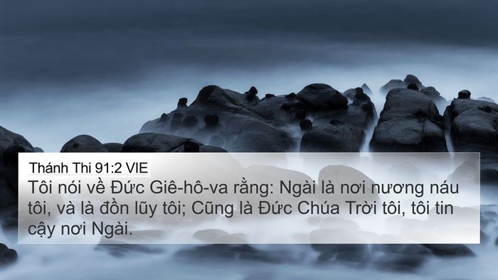 Thánh Thi 91:2 VIE Bible Verse Image