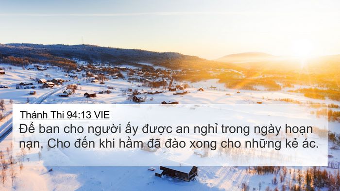 Thánh Thi 94:13 VIE Bible Verse Image