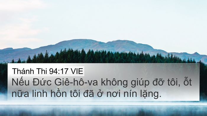 Thánh Thi 94:17 VIE Bible Verse Image