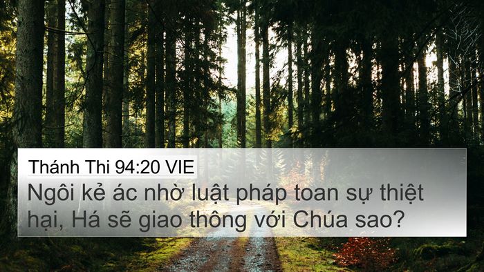 Thánh Thi 94:20 VIE Bible Verse Image
