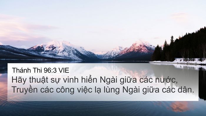 Thánh Thi 96:3 VIE Bible Verse Image