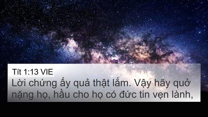 Tít 1:13 VIE Bible Verse Image