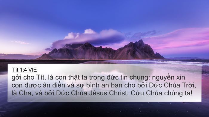 Tít 1:4 VIE Bible Verse Image