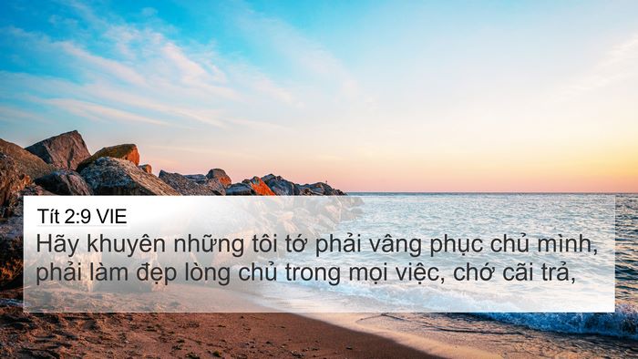 Tít 2:9 VIE Bible Verse Image