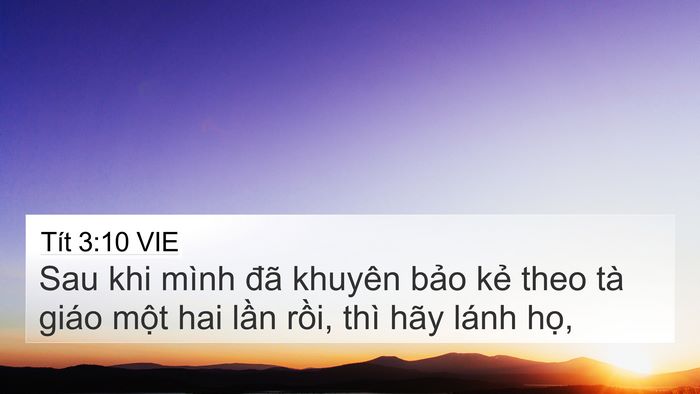 Tít 3:10 VIE Bible Verse Image