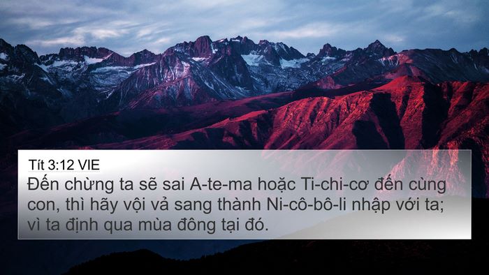 Tít 3:12 VIE Bible Verse Image