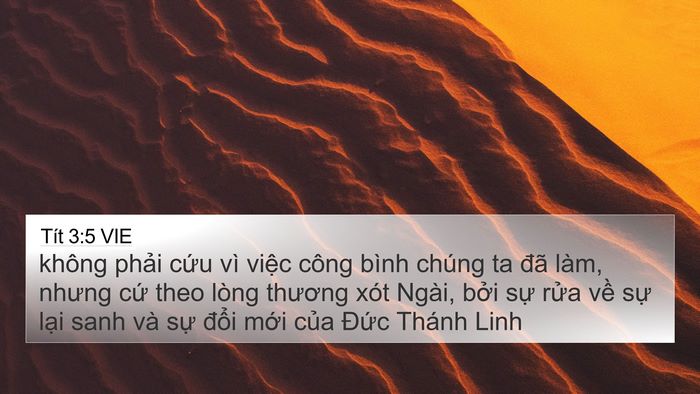 Tít 3:5 VIE Bible Verse Image