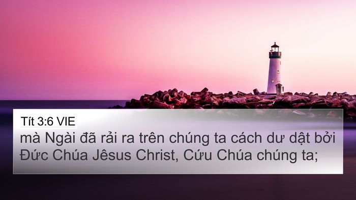 Tít 3:6 VIE Bible Verse Image