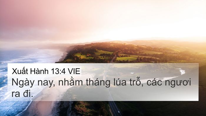 Xuất Hành 13:4 VIE Bible Verse Image