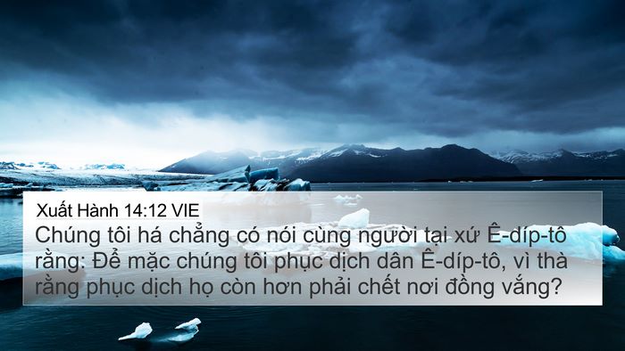 Xuất Hành 14:12 VIE Bible Verse Image