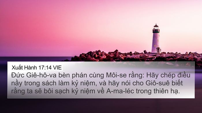 Xuất Hành 17:14 VIE Bible Verse Image