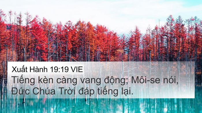 Xuất Hành 19:19 VIE Bible Verse Image