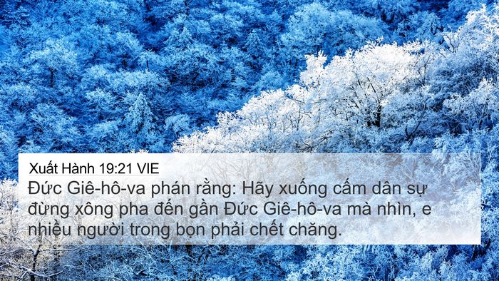 Xuất Hành 19:21 VIE Bible Verse Image