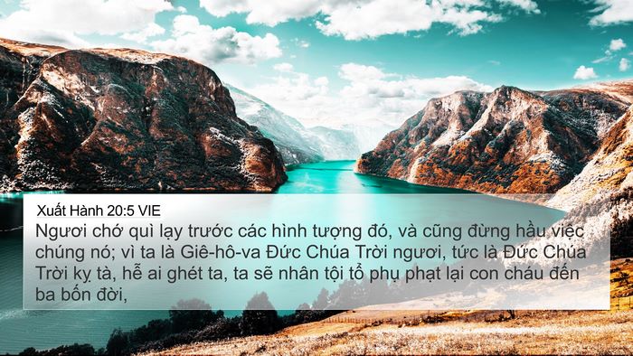 Xuất Hành 20:5 VIE Bible Verse Image