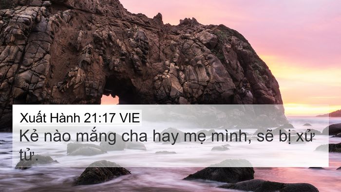 Xuất Hành 21:17 VIE Bible Verse Image