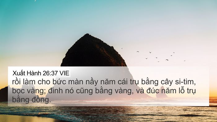 Xuất Hành 26:37 VIE Bible Verse Image