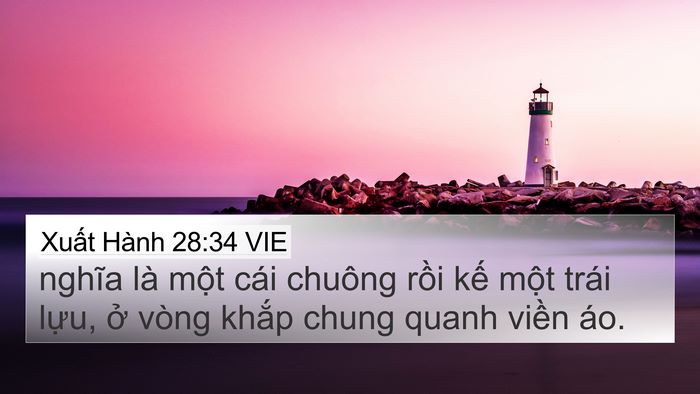 Xuất Hành 28:34 VIE Bible Verse Image