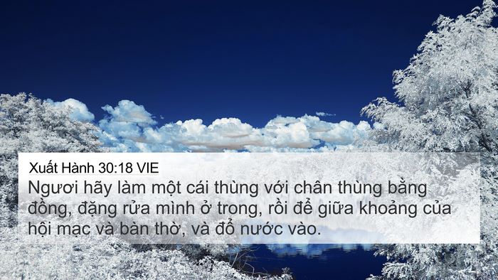 Xuất Hành 30:18 VIE Bible Verse Image