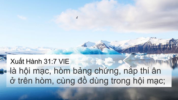 Xuất Hành 31:7 VIE Bible Verse Image