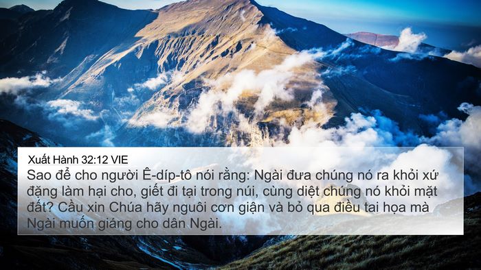 Xuất Hành 32:12 VIE Bible Verse Image
