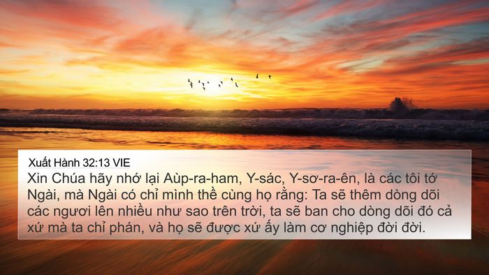Xuất Hành 32:13 VIE Bible Verse Image