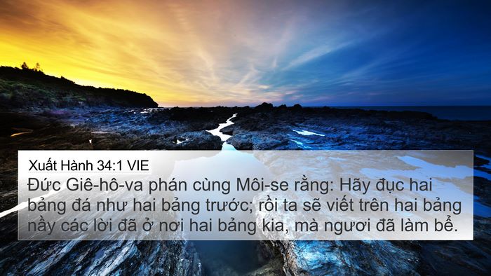 Xuất Hành 34:1 VIE Bible Verse Image