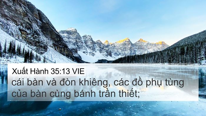 Xuất Hành 35:13 VIE Bible Verse Image
