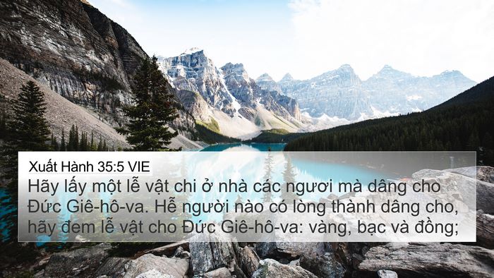 Xuất Hành 35:5 VIE Bible Verse Image