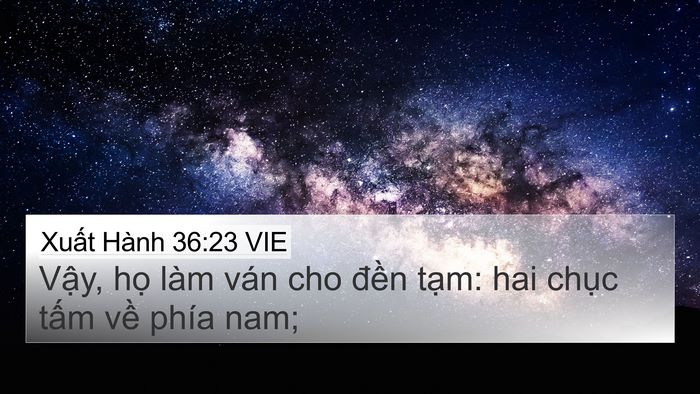 Xuất Hành 36:23 VIE 4K Wallpaper - Vậy, họ làm ván cho đền tạm: hai - 4K Wallpaper Bible Verse