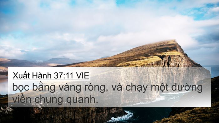 Xuất Hành 37:11 VIE 4K Wallpaper - bọc bằng vàng ròng, và chạy một - 4K Wallpaper Bible Verse