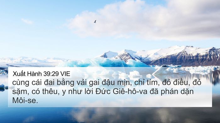 Xuất Hành 39:29 VIE Bible Verse Image