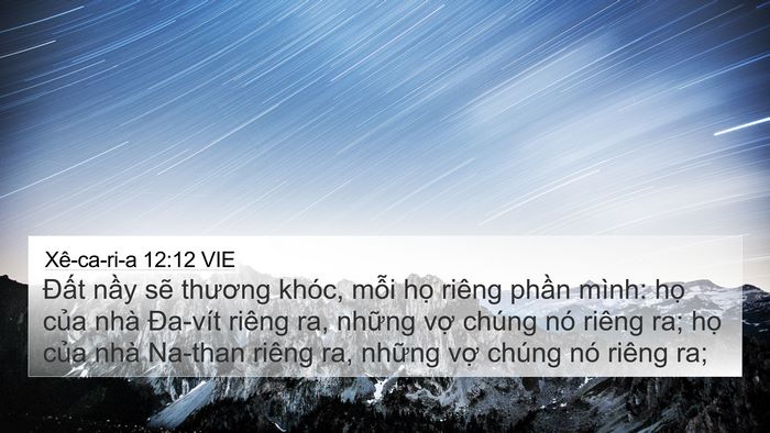Xê-ca-ri-a 12:12 VIE Bible Verse Image