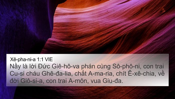 Xê-pha-ni-a 1:1 VIE 4K Wallpaper - Nầy là lời Đức Giê-hô-va phán cùng - 4K Wallpaper Bible Verse