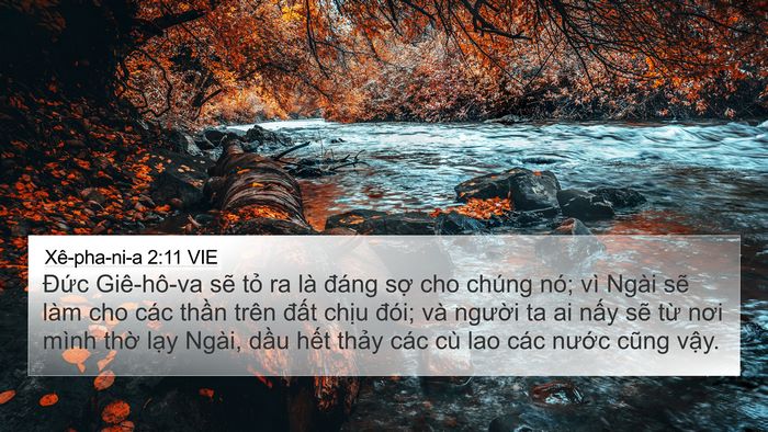 Xê-pha-ni-a 2:11 VIE Bible Verse Image
