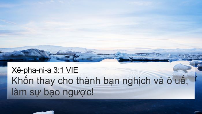 Xê-pha-ni-a 3:1 VIE Bible Verse Image