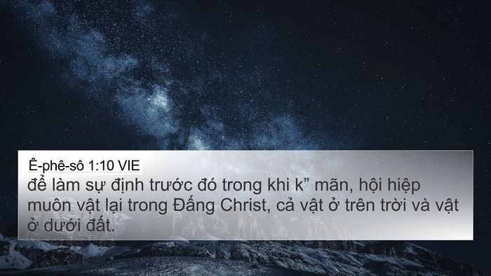 Ê-phê-sô 1:10 VIE Bible Verse Image