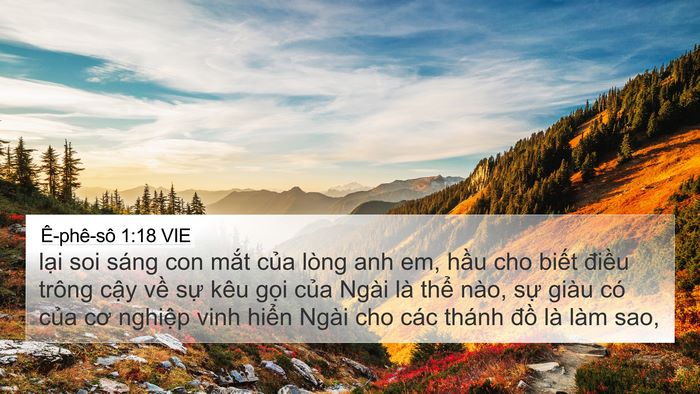 Ê-phê-sô 1:18 VIE Bible Verse Image